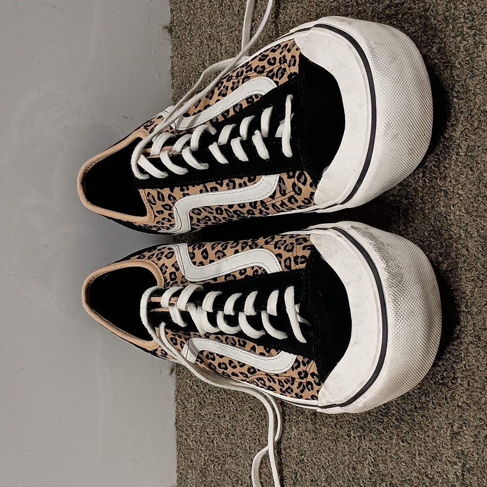 Leopard Print Vans - image 1